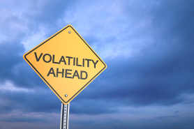 Volatility Ahead Road Warning Sign